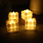 Decorative Led Bubble Candles (4 Pc  Set)