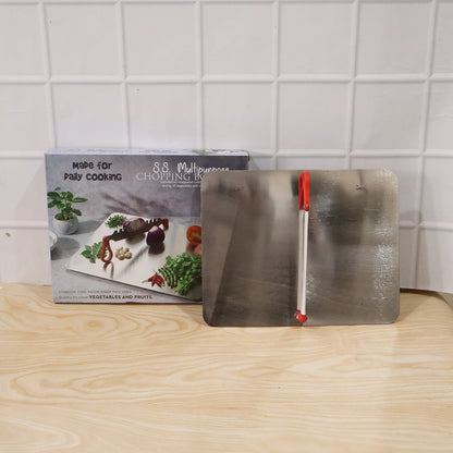 Stainless Steel Multipurpose Chopping Board  Hygienic  Durable For Kitchen