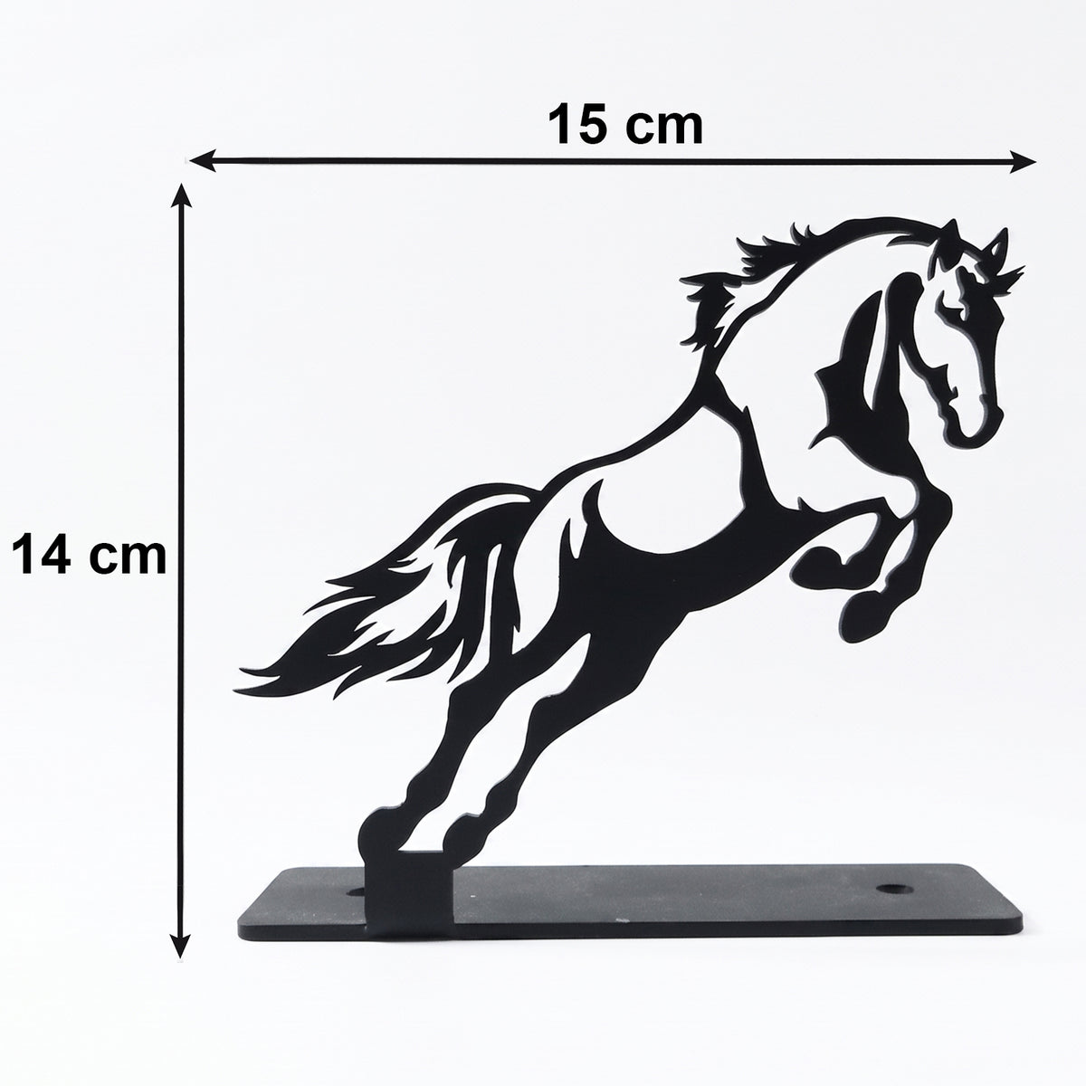 Premium Metal Horse Sculpture Table Dcor (1 Pc)