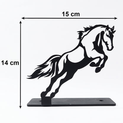 Premium Metal Horse Sculpture Table Dcor (1 Pc)
