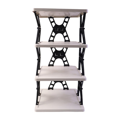 Multipurpose Foldable 4 Layer Storage Rack (1 Pc)